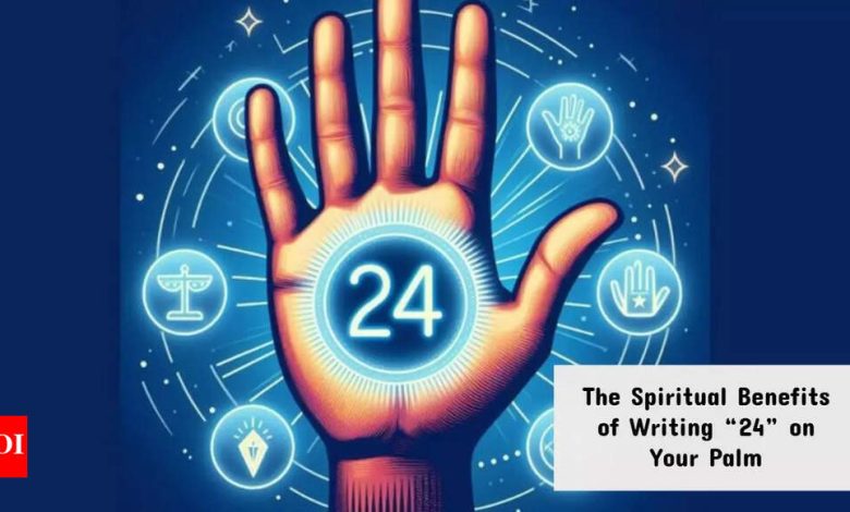 Spiritual benefits of writing “24” on your palm Spiritual benefits of writing “24” on your palm